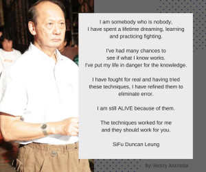 Duncan Leung Master Warrior of Wing Chun